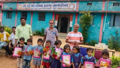 Photo of मरारटोला के प्राथमिक एवं पूर्व माध्यमिक शाला प्रवेश उत्सव में नव प्रवेशी विद्यार्थियों का अभिनंदन एवं स्वागत किया गया