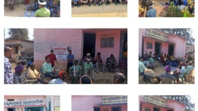 Photo of सुग्घरजन सुरक्षित जिला अभियान के तहत पुलिस द्वारा थाना अंबागढ़ चौकी क्षेत्र अंतर्गत  ग्राम भगवानटोला में शासकीय मिडिल स्कूल में छात्र-छात्राओं को स्वयं की सुरक्षा के लिए किया जागरूक