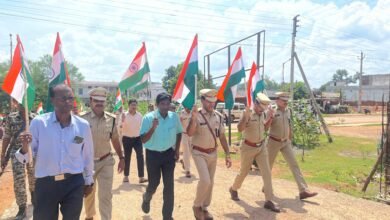 Photo of कलेक्टर एवं एसपी ने शान से लहराया तिरंगा