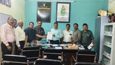 Photo of जिला मोहला मानपुर अंबागढ़ चौकी के शालेय शिक्षक संघ के नव नियुक्त कार्यवाहक जिलाध्यक्ष जितेंद्र पटेल के नेतृत्व में जिला शिक्षा अधिकारी  से सौजन्य मुलाकात