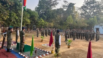 Photo of हर वर्ष की तरह इस वर्ष भी सामरिक मुख्यालय, 44वीं वाहिनी, भारत तिब्बत सीमा पुलिस बल, पानाबरस कैम्प में 76वें गणतन्त्र दिवस मनाया गया