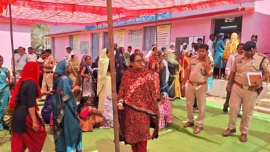Photo of कलेक्टर तूलिका प्रजापति एवं एसपी  यशपाल सिंह ने महाराष्ट्र सीमा क्षेत्र के मतदान केंद्रों का किया निरीक्षण