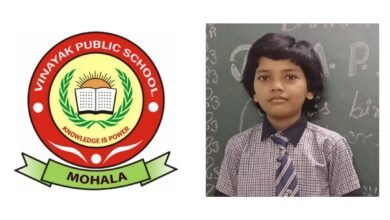 Photo of जिला मोहला-मानपुर-अंबागढ़ चौकी से अंबिकापुर सैनिक स्कूल जिला सरगुजा में विनायक पब्लिक इंग्लिश मीडियम स्कूल के छात्रा ओमांशी मार्गे का चयन