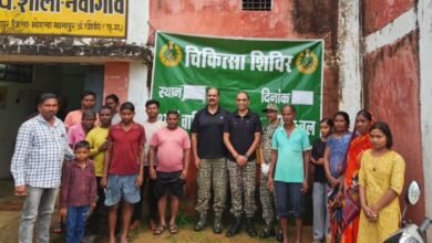 Photo of मानपुर.. 27वीं बटालियन आई.टी.बी.पी द्वारा  सुदूर मदनवाड़ा और नवागांव ग्राम में निशुल्‍क चिकित्सा शिविर एवं पशु चिकित्‍सा शिविर कार्यक्रम का आयोजन किया गया।