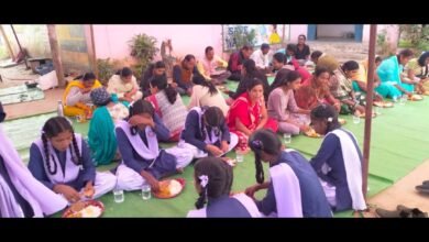 Photo of माहुद मचांदुर स्कूल में न्योता भोज का आयोजन किया गया 