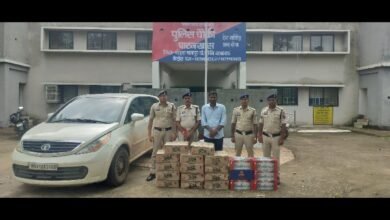 Photo of थाना प्रभारी  सुरेंद्र नेताम के नेतृत्व में पुलिस टीम द्वारा अवैध शराब के परिवहन के विरुद्ध बड़ी कार्रवाई की गई